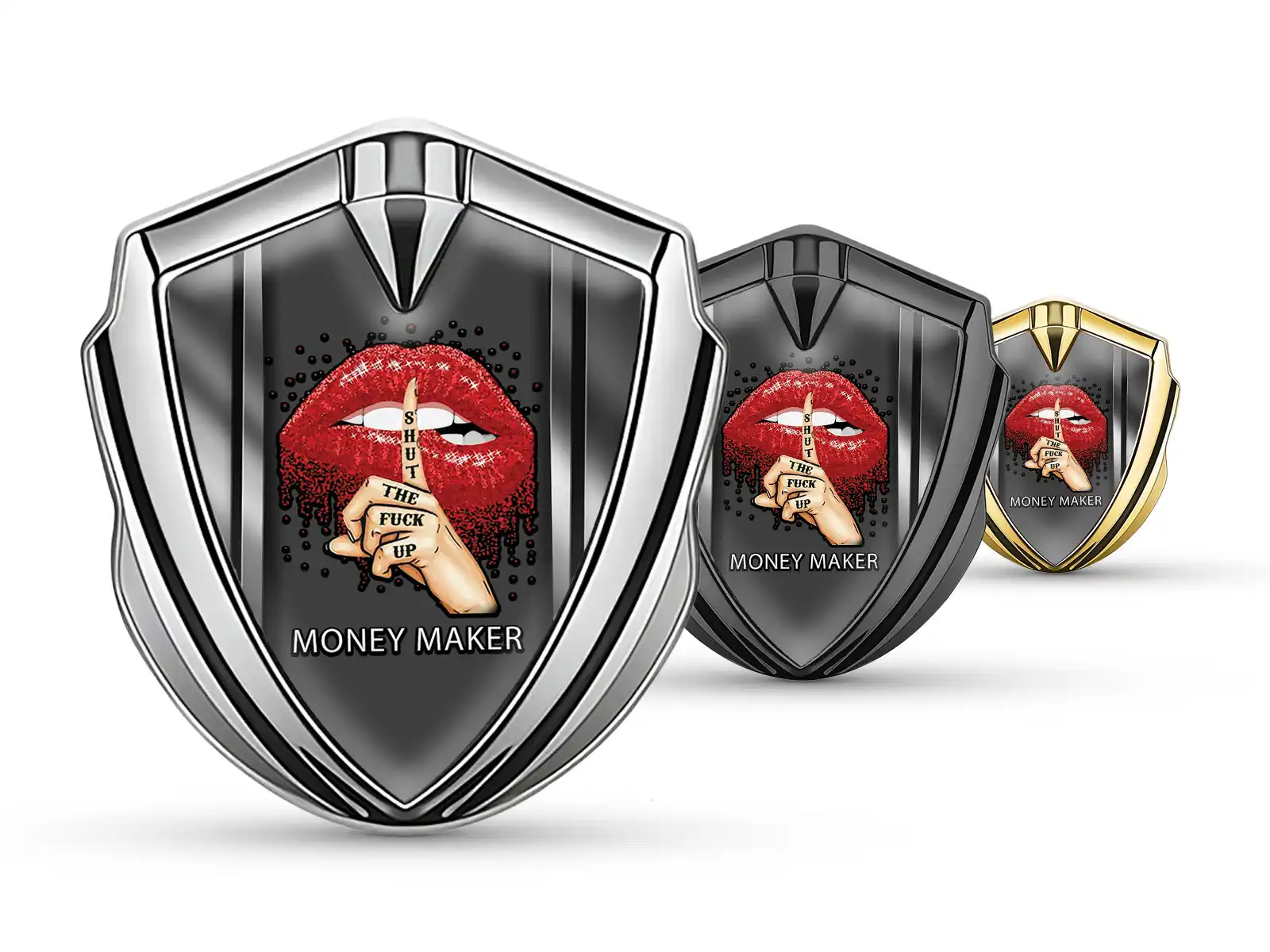 3d Emblem Badge Customizable Glossy 3D